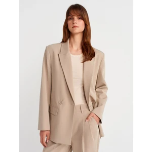 60767 Blazer Ceket-Açık Bej