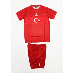 K0141 Türkiye Milli Takım Forması Kırmızı (TEK KELİME ISİM VE NUMARA YAZILIR)