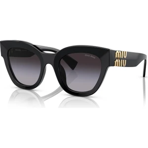 Miu Miu 01YS 1AB5D1 51 Kadın Siyah Cat Eye Kemik Güneş Gözlüğü