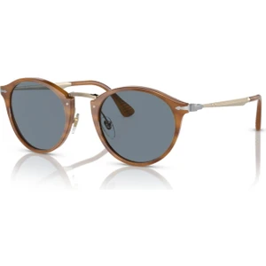 PERSOL  3166-S 960/56 51  Erkek/Kadın TURUNCU Yuvarlak Çerçeve Güneş Gözlüğü