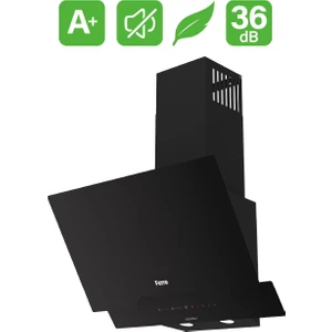 D063 Siyah Ultra Sessiz Silentart  60 cm Ankastre Davlumbaz