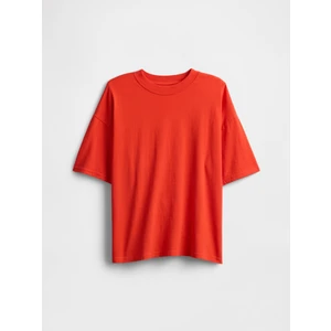 Erkek Çocuk Kırmızı Gap Logo Relaxed T-Shirt