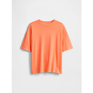 Erkek Çocuk Turuncu Gap Logo Relaxed T-Shirt