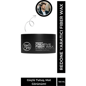 Creative Fiber Wax 100 ml | Lifli Doku & Güçlü Tutuş, Mat Görünüm