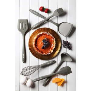 Silikon Gri 6 Parça Pastacılık Servis Seti