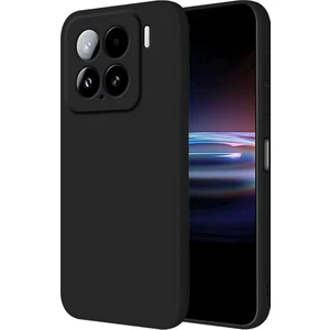 Xiaomi 15 Pro Uyumlu Kılıf Mara Lansman Soft Silikon Içi Kadife Siyah