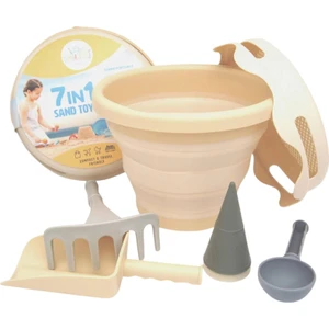 Compactoys - 7in1 Plaj Kovası Seti - Bej
