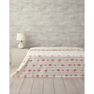 English Home Flower Line Çift Kişilik Pike Turuncu