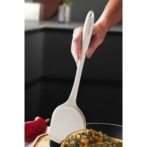 Silikon Geniş Spatula Bej