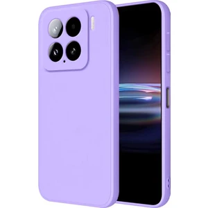 Xiaomi 15 Uyumlu Kılıf Mara Lansman Soft Silikon Içi Kadife Lila