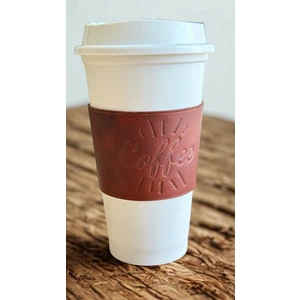 Oh Deer Leather – Hakiki Deri Kahve Bardak Kılıfı | Frisco Deri| Coffe Sleeve