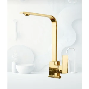 Gold Kare Lavabo Bataryası Aç Kapa 2 Yıl Garantilidir