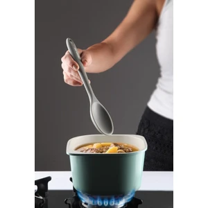 Silikon Servis Kaşığı Gri