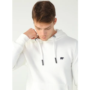 Bad Bear Sımple Hoodıe Beyaz Erkek Sweatshirt 20.02.12.019-C04