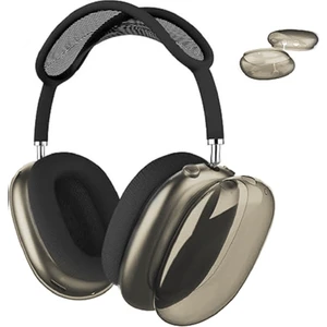 Airpods Max Uyumlu Kulaklık Kılıfı Silikon SF22 Füme