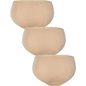 Kadın Slip Külot 3'lü Paket Essential 1575 - Ten