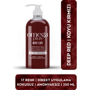 Bad Girl KOYU KIRMIZI Geçici-Renkli Amonyaksız Saç Boyası 250 ML
