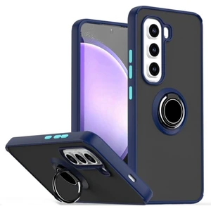 Infinix Hot 50 Pro Plus Kılıf Montreal Yüzüklü Standlı Lacivert