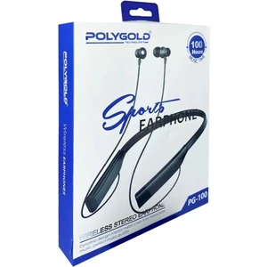 PG‑100 Bluetooth 5. 0 Boyun Askılı Kulaklık | 200 Saat Bekleme | 50 Saat Konuşma | Stereo Ses