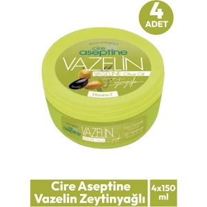 Cire Aseptine Vazelin Zeytinyağlı 150 ml 4 Adet