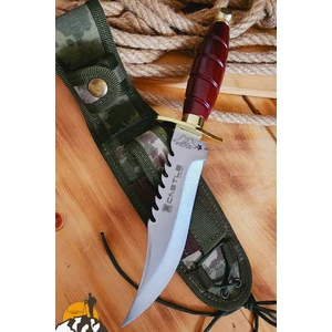 Outdoor Bıçak Bıçağı Ay Yıldız  Kamp Bıçağı Kılıf Hediyeli
