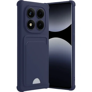 Xiaomi Redmi Note 14 Pro 4g Kılıf Kamera ve Köşe Korumalı Kartlıklı Cüzdanlı Yumuşak Silikon Kartvizit Bölmeli Kapak