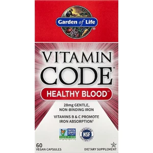 Garden Of Life Vitamin Code, Healthy Blood, 60 Vegan Capsules