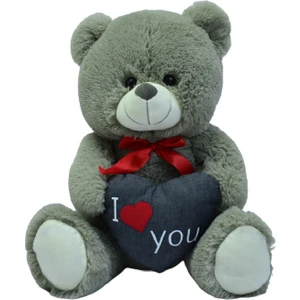 Halley Oyuncak I Love You Kalpli Ayı Peluş 30 Cm 62544