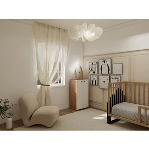 2 Kapaklı Çok Amaçlı Dolap Marbella Renk