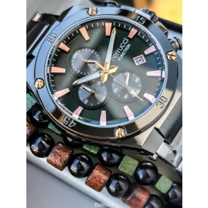 Function Özel Tasarım Erkek Kol Saati+Bileklik