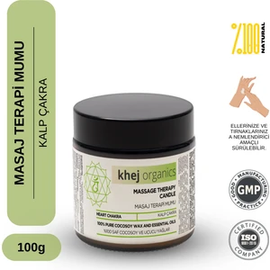 Khej Organics Kalp Çakra Masaj Terapi Mumu 100 gr