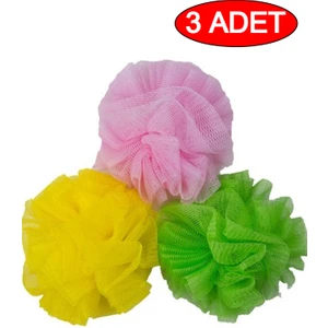 3 Adet Banyo Lifi Vücut Kesesi Top Lif