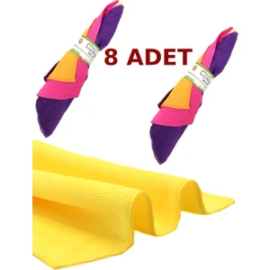 8 Adet Mikrofiber Genel Temizlik ve Toz Bezi