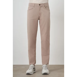  Erkek Bej Pamuk 5 Cep Dynamic Fit Jean Kot Pantolon