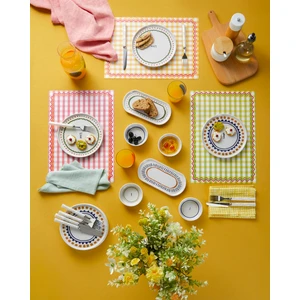 Wordy Seramik Kahvaltı Takımı 14 Parça 6 Kişilik Renkli