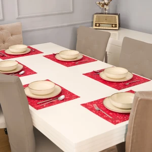 6 Parça Ranforce Kumaş Amerikan Servis - Supla 35X45