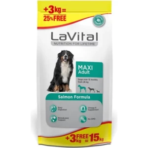 La Vital Somonlu Maxi Yetiskin Köpek Mamasi 12+3 kg