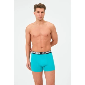 Erkekler İçin %95 Pamuk %5 Elastan Likralı Çok Renkli Boxer – 6’lı Özel Kutu