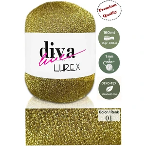Diva İplik Lurex 01 Gold