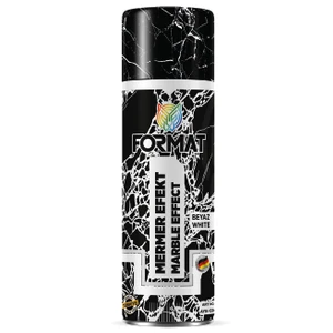 Format Beyaz Mermer Efekt Sprey