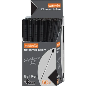 Ball Pen Tükenmez Kalem 0.7 mm Siyah 50 Li Kutu