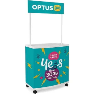 Tekerlekli Reklam Tanıtım ve Tadım Standı