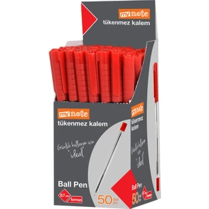Ball Pen Tükenmez Kalem 0.7 mm Kırmızı 50 Li Kutu