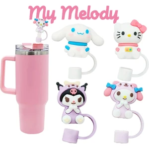Sanrio Kuromi My Melody Cinnamoroll Pipet Tıpası Quencher Pipet Tıpası Kuromi Pipet Tıpası