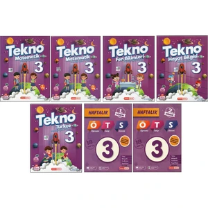 Kırmızı Beyaz 3. Sınıf Tekno Set (7 Kitap)