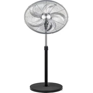 Ayaklı Vantilatör 130 W Güçlü Metal Yapı ile Siyah Renk 5 Kollu Pervane