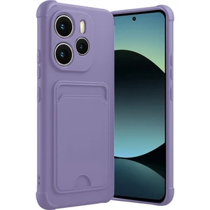 Xiaomi Redmi Note 14 4g Kılıf Kamera ve Köşe Korumalı Kartlıklı Cüzdanlı Yumuşak Silikon Kapak