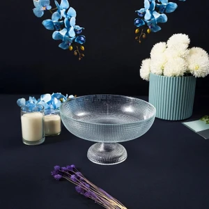 Loren Ayaklı Kase Natürel