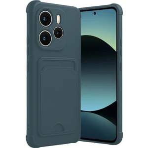 Xiaomi Redmi Note 14 4g Kılıf Kamera ve Köşe Korumalı Kartlıklı Cüzdanlı Yumuşak Silikon Kapak