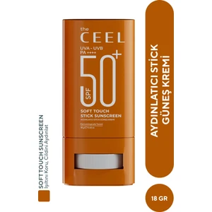 The Ceel Işıltı Etkili Yüksek Korumalı Stick Güneş Kremi Spf 50+ Shea & Kafein Özlü 18 gr